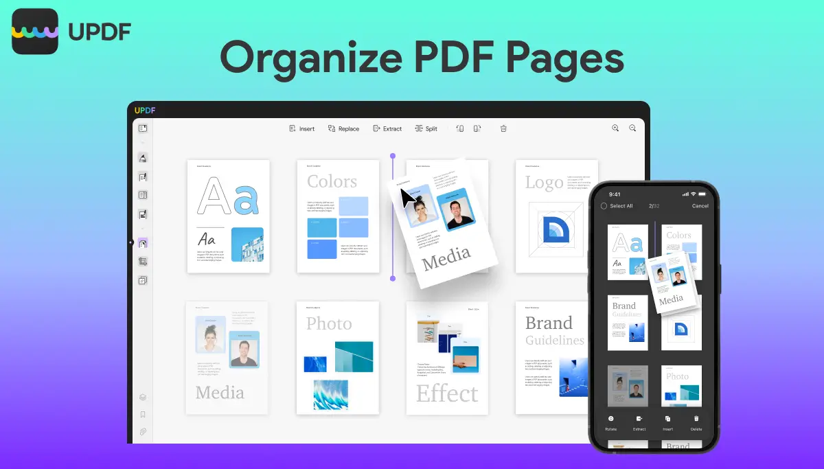 organise pdf pages