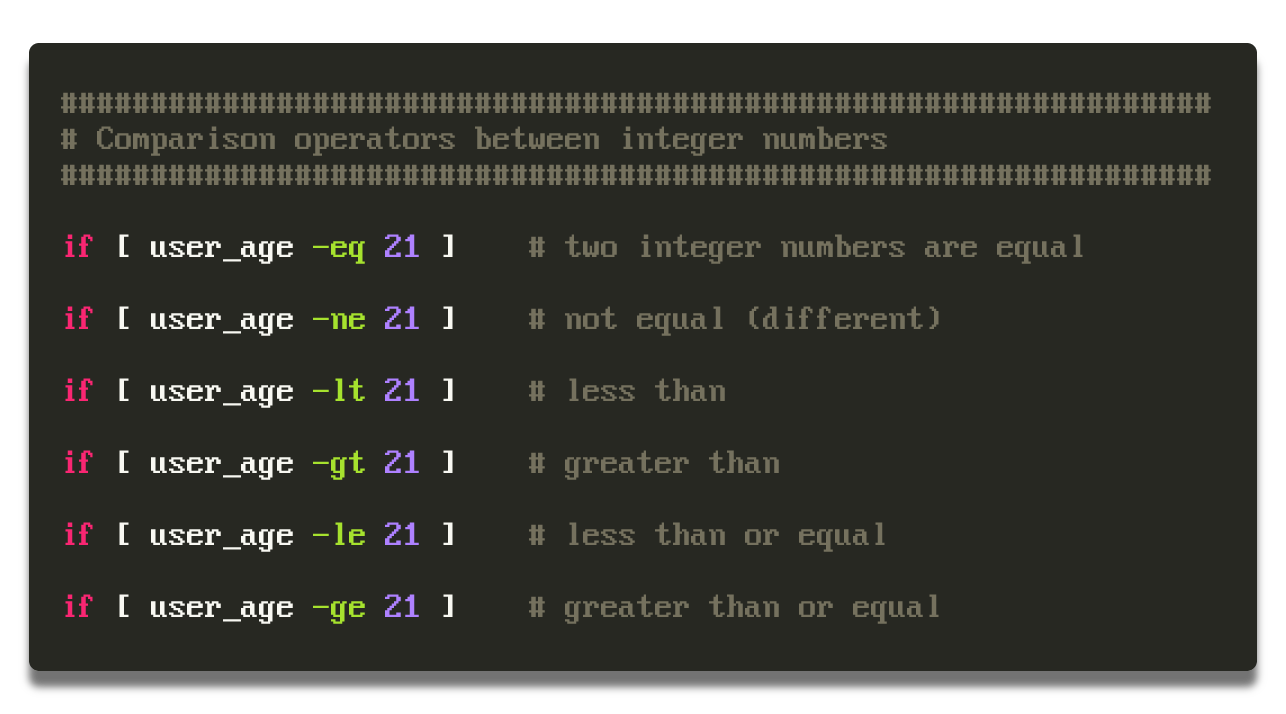 comparing-shell